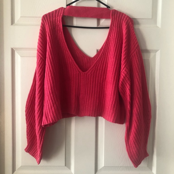 UO Avery Double V-Neck Sweater - Picture 3 of 5